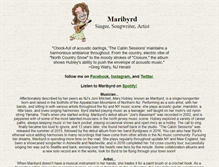 Tablet Screenshot of maribyrd.com